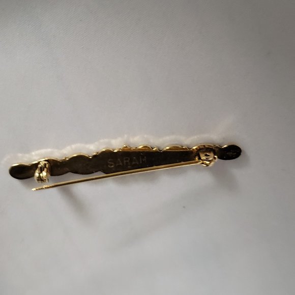 Sarah Coventry Bar Pin with Scroll Work Design - Picture 6 of 6